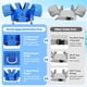 thumbnail image 2 of Brazalete de natación MoKo para niños de 9 a 14, 18 a 23 kg, azul y dinosaurios, 2 of 7