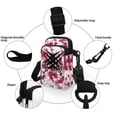thumbnail image 5 of HELLHERO Claw Splatter Adjustable Strap Crossbody Small Crossbody Bags, Vintage Polyester for Outdoor Daily Use, 5 of 10