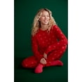 thumbnail image 6 of Joyspun Women's Plaid Top, Joggers and Socks Pajama Gift Set, 3-Piece, Sizes S-3X, 6 of 8