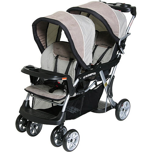sit n stand plus double stroller