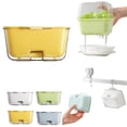 thumbnail image 2 of WHEANG Kitchen Colanders Bowl Set Double Layer Plastic Fruits Vegetable Washing Basket 2 In 1 Food Fruit Strainers Large Plastic Double Layered Strainer Basket For Cleaning Washing Mixing, 2 of 9