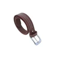 thumbnail image 3 of Genuine Leather Belts for Men 1.5" Wide, Dress and Casual Belt with Classic Metal Buckle, Durable and Stylish Waist Belt for Work or Everyday Wear, 3 of 4