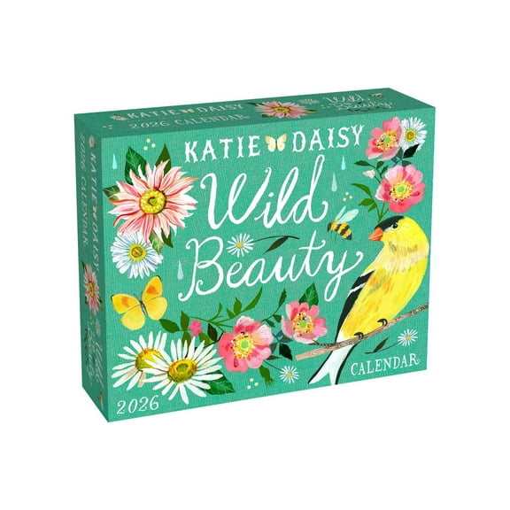Katie Daisy 2026 Day-To-Day Calendar: Wild Beauty, (Paperback)