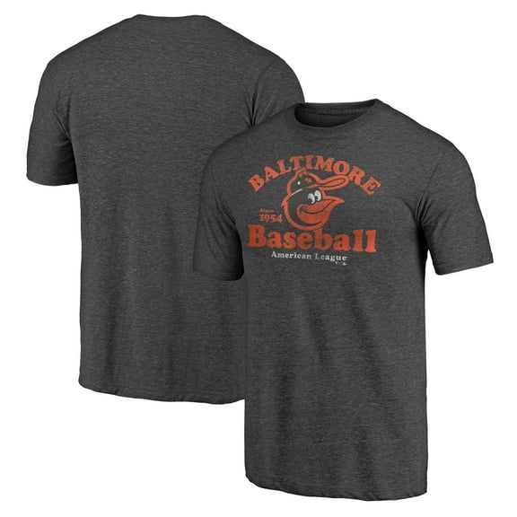 Men's Charcoal Baltimore Orioles Our Game Tri-Blend T-Shirt
