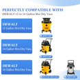 thumbnail image 2 of Paquete de 5 bolsas de vacío para aspiradora DEWALT de 45 a 60 L para productos húmedos y secos DXVA19-4112, 2 of 7
