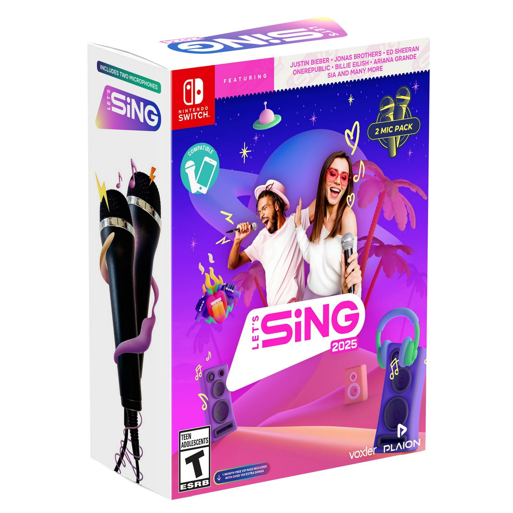 LETS SING 2025 (2 MICROPHONE BUNDLE) SWITCH - Walmart.ca