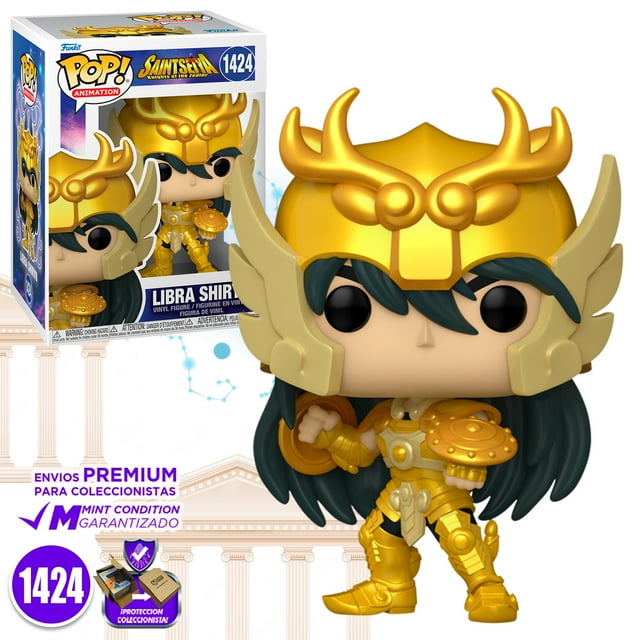 Funko Pop Shiryu Armadura Dorada De Libra #1424 Caballeros Del Zodiaco Anime Original Funko Libra Shiryu Saint Seiya