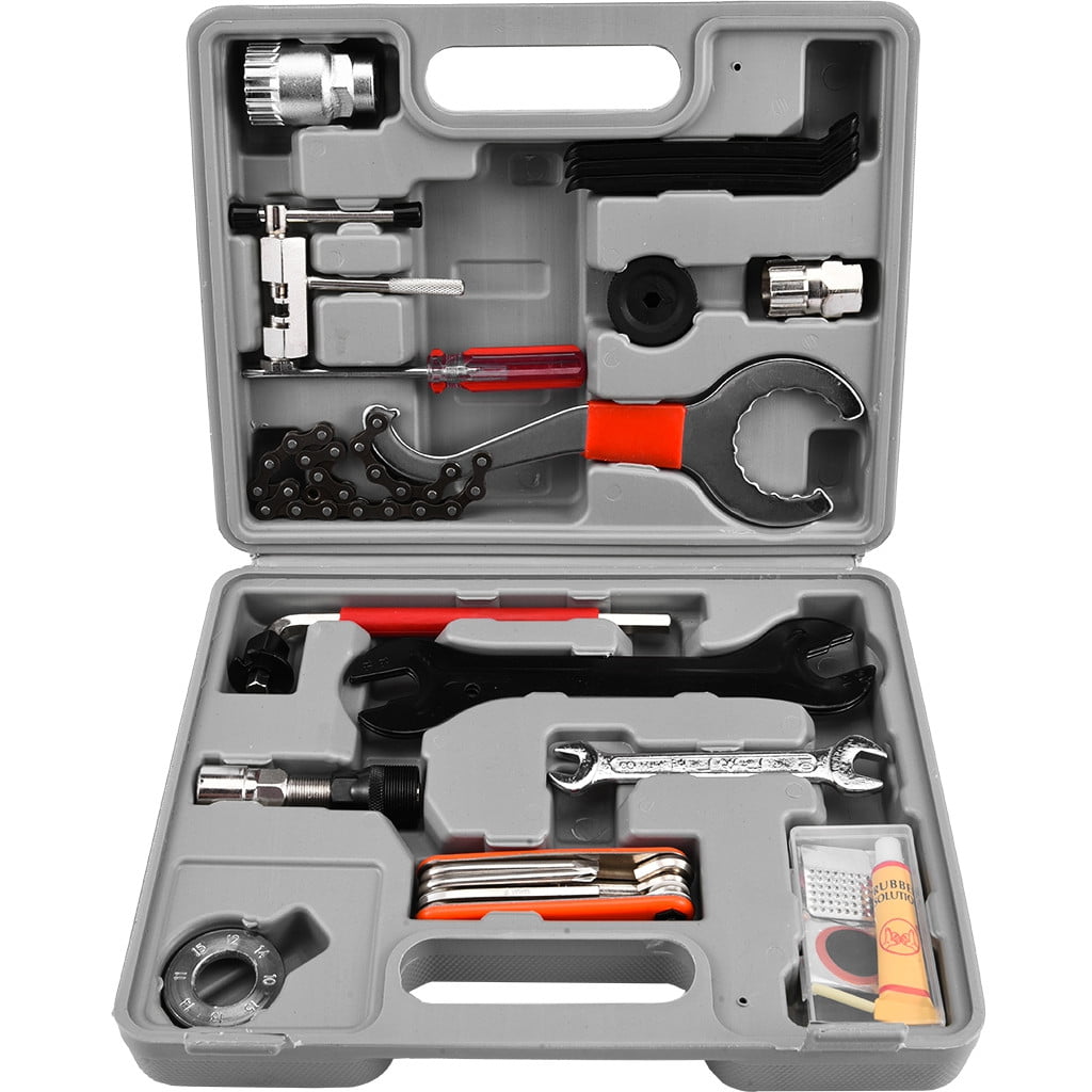 Details about   Universal Bicycle Home Mechanic 25pc Tool Kit Set Repair With A Case US Stock 