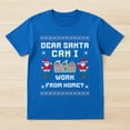 thumbnail image 2 of Dear Santa Can I Work From Home T-Shirt – Ugly Christmas Sweater Theme – Holiday Unisex Wear, 2 of 6