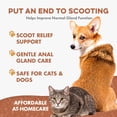 thumbnail image 3 of BestLife4Pets Scoot Stopper and Anal Gland Support for Dogs & Cats - Natural Supplement to Ease Anal Pain - Supports Healthy Bowel Function - 400 Pills, 3 of 10