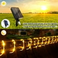 thumbnail image 2 of 4 Pack Solar String Lights Outdoor Rope Lights, 39ft 8 Modes 100 LED Solar Garden Lights Waterproof Tube Light with Remote for Home Wedding Christmas Party Decorations (Warm White), 2 of 12