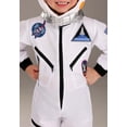 thumbnail image 5 of Toddler White Astronaut Jumpsuit Costume, 5 of 13