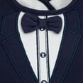 thumbnail image 3 of Full term newborn baby three-dimensional bow tie, saliva towel, waterproof gentleman bib, male baby soft rice bag, waterproof (406908-13-16), 3 of 7
