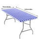thumbnail image 3 of Manteles, cubierta para mesa de picnic, cubierta de mesa de PVC, conveniente cubierta para mesa de patio al aire libre, mantel de picnic, cubierta de mesa elástica impresa, mantel de picnic, 3 of 3