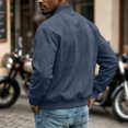 thumbnail image 6 of Men's Standard Full-Zip Midweight Sweatshirt with Pockets Fall Winter Spring Jacket, 6 of 7