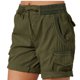 thumbnail image 3 of 2024 nuevo nuevo de las mujeres de color sólido pantalones cortos casuales verano moda cintura delgada recta, 3 of 5
