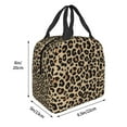 thumbnail image 3 of Honeii Leopard Print-1 Print Lunch Bag Women, Lunch Box Lunch Bag for Women Adult Men, Small Leakproof Cute Lunch Tote Large Capacity Reusable, 3 of 8