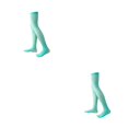 thumbnail image 4 of Langgg 1 Paire 52 cm Au‐dessus du Genou Femmes Chaussettes Jusqu'au Genou JK Élasticité Personnalité Confortable Style Preppy Chaud Bas Cuisse Haute Fête Fruit Vert 2 Ensembles, 4 of 6