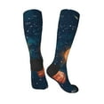 thumbnail image 5 of Lsque Solar System And Planets Printed Crew Socks Men's Women's LightWeight Thin Casual Calf Socks ,Knee High Socks,Cotton Socks, 5 of 9