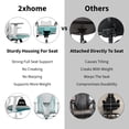 thumbnail image 6 of 2xhome Ergonomic Office Desk Chair High Back Mesh | Adjustable Lumbar Support, Black, Set of 1, 1 piece, 6 of 12