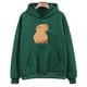 thumbnail image 1 of Sudadera con capucha divertida con estampado de capibara para mujer/hombre, Tops de dibujos animados Kawaii, sudadera para niñas, jerséis con capucha gráficos Harajuku de moda Unisex, 1 of 4