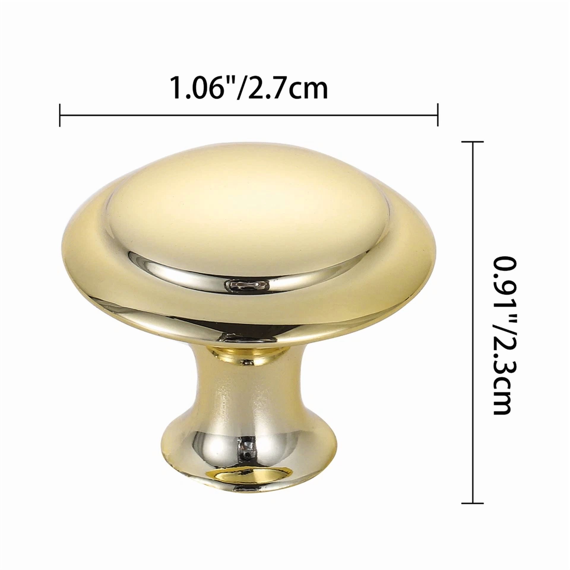 FLINT- 20-Pack Cabinet Knobs Drawer Pulls Door Handles Kitchen Hardware Brushed Nickel
