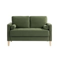 thumbnail image 5 of Lifestyle Solutions Lorelei Mid-Century Modern Loveseat, Olive Fabric, 5 of 11