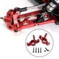 thumbnail image 3 of Nudillos de dirección para LOSI U4 1/10 4WD RC Monster Truck Accesorio de actualización rojo, 3 of 8