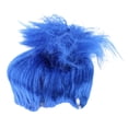 thumbnail image 4 of 1 Pieza Peluca de Cospy Elf Linda Lma Unisexo Mercenarios Rizos Mujer Hombre Carnaval Halloween Azul BLESIY Peluca mágica del duende, 4 of 8
