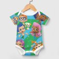 thumbnail image 3 of BUBBLE GUPPIES Baby Boy Girl Short Sleeve Rompers Bodysuit One Piece Jumpsuit Summer Outfit, 3 of 8