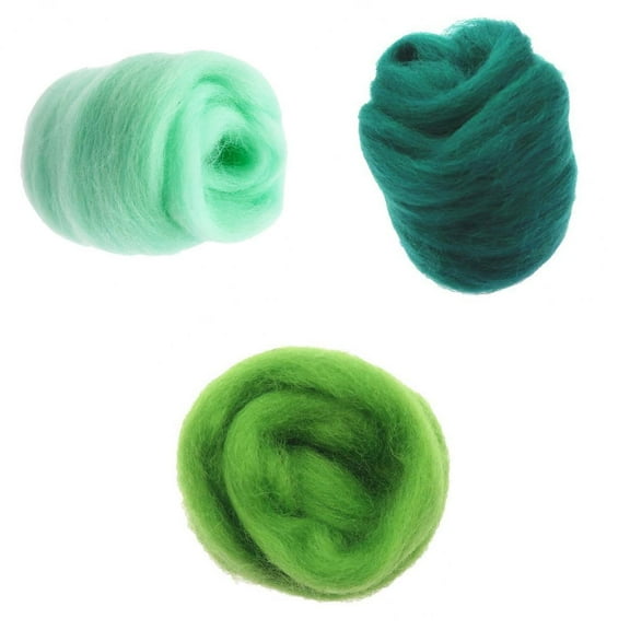 Pure Wool Tops Roving for Felting and ,30g, Fineness,-26um
