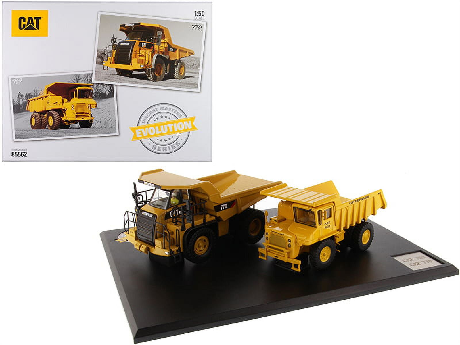 ダイキャストマスター 1/50 CAT 769 & 770オフハイウェイトラック 1:50 Cat® 769 & 770 Off Highway Truck — Diecast Masters America