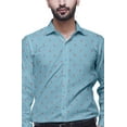 thumbnail image 4 of BESTMAN Printed Cotton Shirts For Men Long Sleeve Formal Shirt For Boy, 4 of 5
