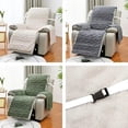 thumbnail image 2 of AIGIA 1 Seat Recliner Sofa Cover Warm Cushion Soft Plush Armchair Cover Non-Slip Thicken Couch Washable Chair Slipcover Protector, 2 of 6