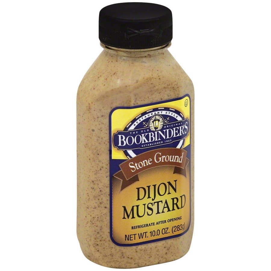 Bookbinders Stone Ground Dijon Mustard, 10 oz, (Pack of 9)