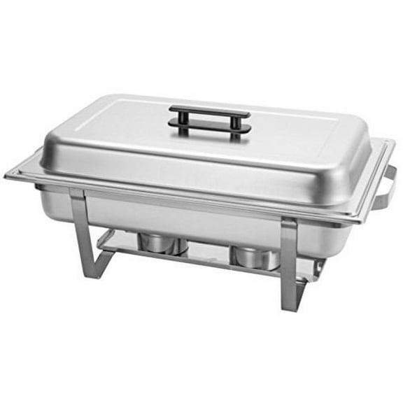 Chafing Dish 9-Liter 9.5 Quart Stainless Steel Chafer Buffet Catering Restaurant Water Pan & Fuel Holder Large Size