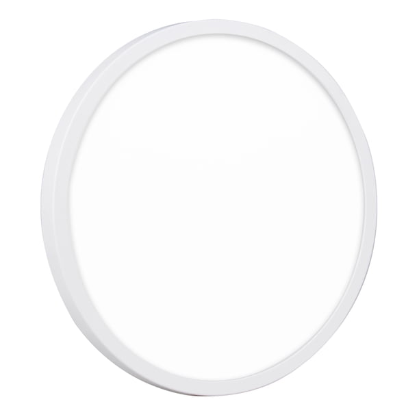 Absorbe la luz del domo Irfora Lámpara de techo de fácil instalación de 24 W, ángulo de haz de 120 grados, plástico completo bien sellado para el espacio de trabajo de la sala de estar Irfora Absorbe la luz del domo