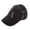 Black, variant on HONHUZH Summer Hats Unisex Mesh Baseball Hat With Sequin Detail Adjustable Summer Sports Cap