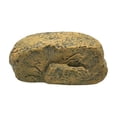 thumbnail image 2 of Ohmyroo Simulated Stone Key Hider 4-Inch Realistic Rock Storage Box with Hidden Compartment for Home Security Brown, 2 of 6