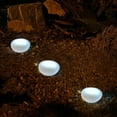 thumbnail image 5 of YFGEFTR Color Changing Solar Lights Outdoor, Waterproof Plastic Pebbles Lights, Gift Garden Ground Pathway Landscape Patio Lawn Yard Walkway, 5 of 8