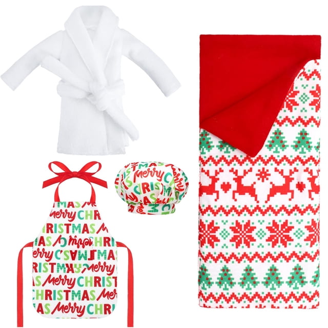 Set de accesorios navideños para saco de dormir para muñecas Skylety Reindeer