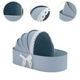 thumbnail image 6 of balikha Baby Shower Box Flower Box Cradle Floral Basket Birthday Gift Box Decorative Ornaments Romantic Contatiner Flower Arrangement Blue, 6 of 9