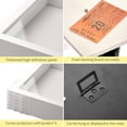 thumbnail image 5 of 5x5 Shadow Box Picture Frame Display Case with Soft Linen Back-Thickened Panel,Small Mini White Deep Shadow Memory Box Frame 5x5 for Insect Display Pet Photo Memorial Flower Craft, 5 of 8