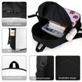thumbnail image 4 of Cookie Cat Steven Universe Backpack Casual Daypack School Bag Backpack Satchel Rucksack Shoulder, 4 of 5