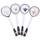 thumbnail image 3 of 4pcs Long Handle Ceramic Spoons Reusable Lightweight Cutlery for Soup, Porridge & Noodles with Cherry Blossom and Four Leaf Design, 3 of 5