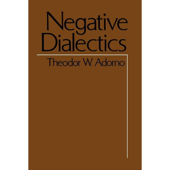 Negative Dialectics Ppr Negative Dialectics, Book 0001, (Paperback)