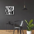 thumbnail image 4 of Epic Art 'Bulldog On Toilet B&w' by Rey Klimt Acrylic Glass Wall Art, 24" x 24", 4 of 8