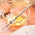 thumbnail image 2 of Shoreew Mini Whisk Egg Beater Stainless Steel Wire Whisk for Whisking Mixing Beating Spring Handle Small Whisk, 2 of 6