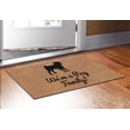 thumbnail image 2 of ThisWear Pug Dog Mom We're Pug Family Pug Dog Dad 2 Pack Doormats Simulated Coir, 2 of 3