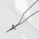 thumbnail image 3 of Collar con colgante de cruz de Jesús de acero inoxidable de Cazador para mujer, gargantilla de fe, esperanza y fuerza, regalos de joyería - Hope-Steel - Código de producto 47753 Hope-Steel, 3 of 5